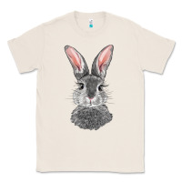 Natural Bunny Face Classic Tee - RanaPortraitStore