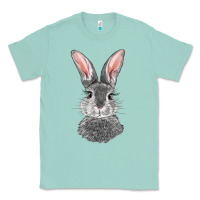 Seafoam Bunny Face Classic Tee - RanaPortraitStore
