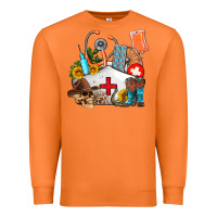 Carrot nurse  summer Premium Sweatshirt - AdoDesignShop