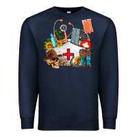 Navy nurse  summer Premium Sweatshirt - AdoDesignShop