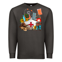 Smoke nurse  summer Premium Sweatshirt - AdoDesignShop