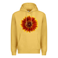 Antique Gold little becka sunflower Premium Hoodie - LillyAllenDesigns