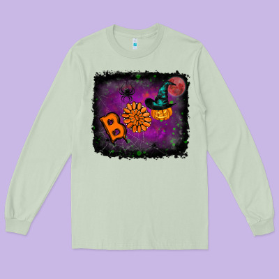 Long Sleeve Tee Boo Halloween