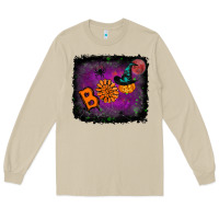 Mushroom Boo Halloween Long Sleeve Tee - RanaPortraitStore