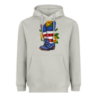 Moon Dust american cowboy boot with sunflower Heavyweight Hoodie - HRA Design Shop