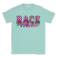 Seafoam race mom Classic Tee - Zillion Design Studio