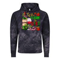 Cloud Black tis the season to wine Vintage Hoodie - AdoDesignShop