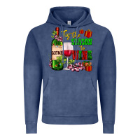 Vintage Denim tis the season to wine Vintage Hoodie - AdoDesignShop