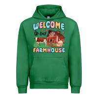 Emerald welcome to our farmhouse Urban Hoodie - MaliasSmallBusiness