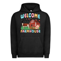 Pigment Black welcome to our farmhouse Urban Hoodie - MaliasSmallBusiness