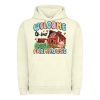 Pigment Pistachio welcome to our farmhouse Urban Hoodie - MaliasSmallBusiness