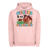Pigment Salmon welcome to our farmhouse Urban Hoodie - MaliasSmallBusiness