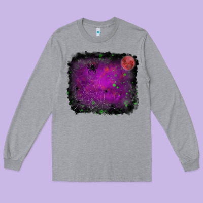 Long Sleeve Tee Halloween background