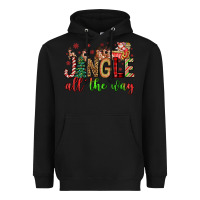 Black jingle all the way Heavyweight Hoodie - FaDigitalArtStudio