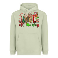 Matcha jingle all the way Heavyweight Hoodie - FaDigitalArtStudio