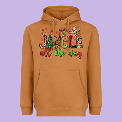 Jingle All The Way Heavyweight Hoodie Designed By Fadigitalartstudio