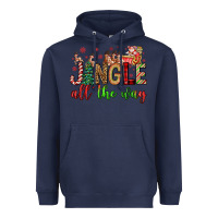 Navy jingle all the way Heavyweight Hoodie - FaDigitalArtStudio
