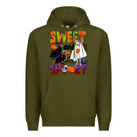Army Green Sweet and spooky Premium Hoodie - NancyCooperArtShop