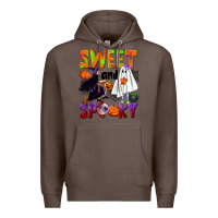Coffee Sweet and spooky Premium Hoodie - NancyCooperArtShop