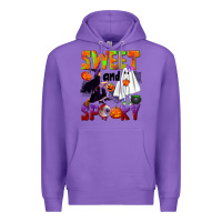 Purple Sweet and spooky Premium Hoodie - NancyCooperArtShop