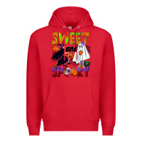 Red Sweet and spooky Premium Hoodie - NancyCooperArtShop