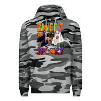 Slate Camo Sweet and spooky Premium Hoodie - NancyCooperArtShop
