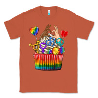 Copper pride rainbow cupcake Classic Tee - texasbilliewilder