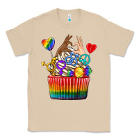 Mushroom pride rainbow cupcake Classic Tee - texasbilliewilder