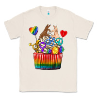 Natural pride rainbow cupcake Classic Tee - texasbilliewilder
