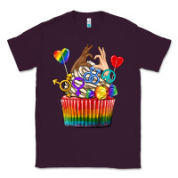 Plum pride rainbow cupcake Classic Tee - texasbilliewilder