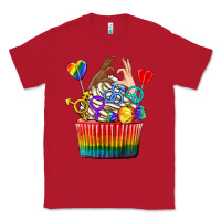 Red pride rainbow cupcake Classic Tee - texasbilliewilder