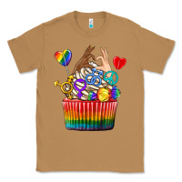 Toasted Coconut pride rainbow cupcake Classic Tee - texasbilliewilder