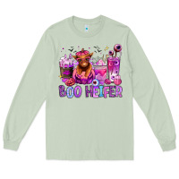 Matcha Halloween boo Heifer coffee cups Long Sleeve Tee - RanaPortraitStore