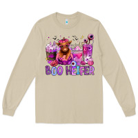 Mushroom Halloween boo Heifer coffee cups Long Sleeve Tee - RanaPortraitStore