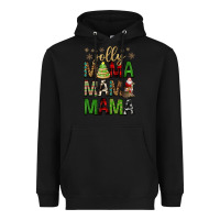 Black jolly mama mama mama Heavyweight Hoodie - FaDigitalArtStudio