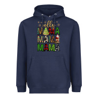 Navy jolly mama mama mama Heavyweight Hoodie - FaDigitalArtStudio