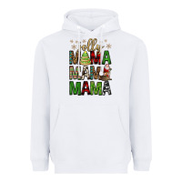 White jolly mama mama mama Heavyweight Hoodie - FaDigitalArtStudio