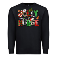 Black jolly nurse Premium Sweatshirt - AdoDesignShop