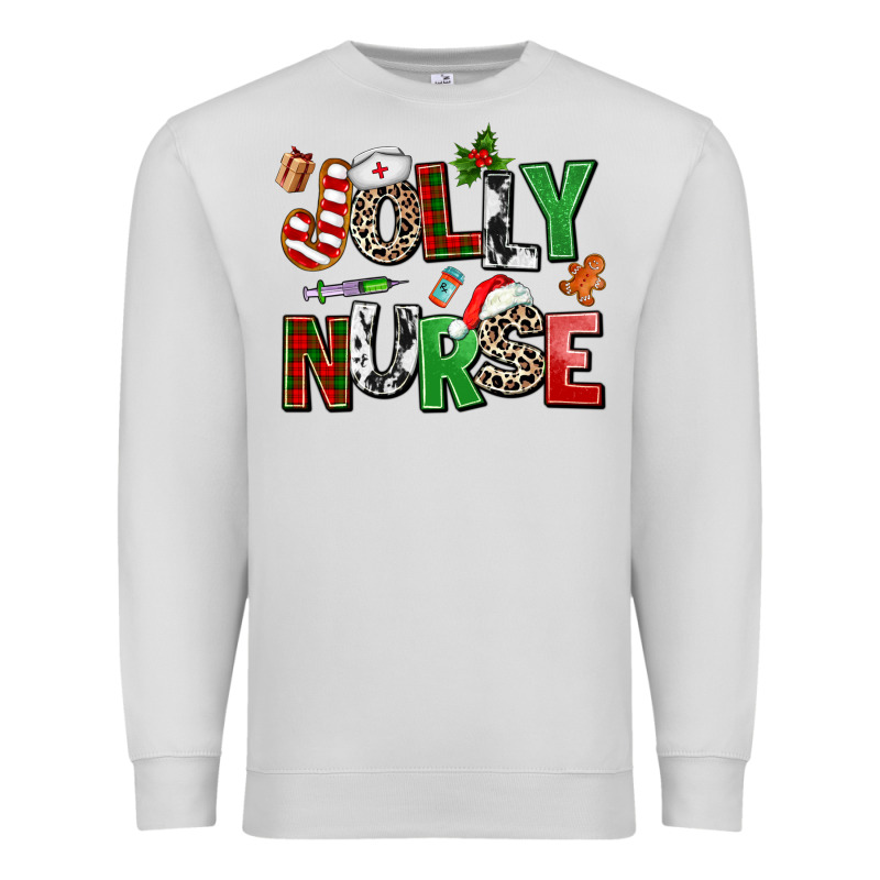 Jolly Nurse Premium Sweatshirt by AdoDesignShop | Teevron