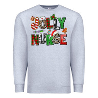 Heather Grey jolly nurse Premium Sweatshirt - AdoDesignShop