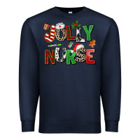 Navy jolly nurse Premium Sweatshirt - AdoDesignShop