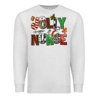 Oatmeal Heather jolly nurse Premium Sweatshirt - AdoDesignShop