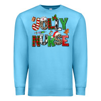 Ocean Blue jolly nurse Premium Sweatshirt - AdoDesignShop