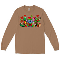 Toasted Coconut joy with christmas elf stitch Long Sleeve Tee - AdoDesignShop