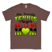 Chestnut my favorite tennis player calls me mom Classic Tee - Zillion Design Studio