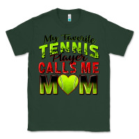 Sports Green my favorite tennis player calls me mom Classic Tee - Zillion Design Studio