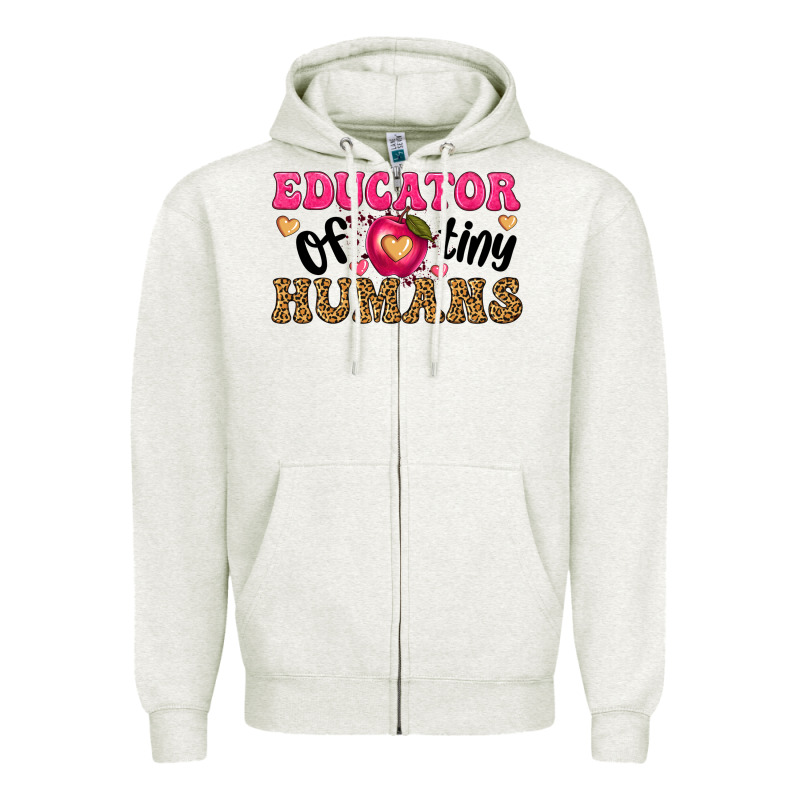 Educator Of Tiny Humans Zipper Hoodie by texasbilliewilder | Teevron