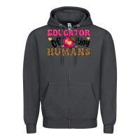 Smoke educator of tiny humans Zipper Hoodie - texasbilliewilder