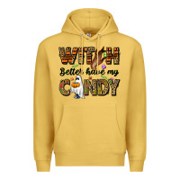 Antique Gold Witch better have my candy Premium Hoodie - NancyCooperArtShop