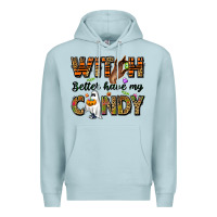 Blue Mist Witch better have my candy Premium Hoodie - NancyCooperArtShop